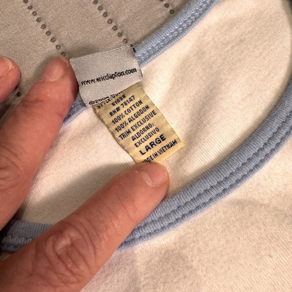 Eric Clapton tour 2004 petite women’s top - Picture 6 of 7